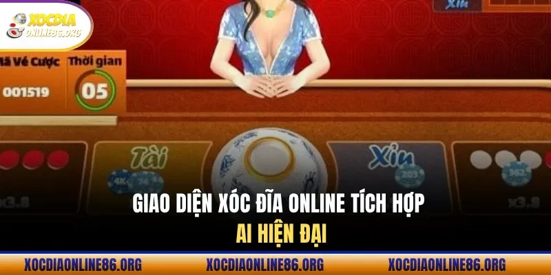 Giao diện xóc đĩa online tích hợp AI hiện đại