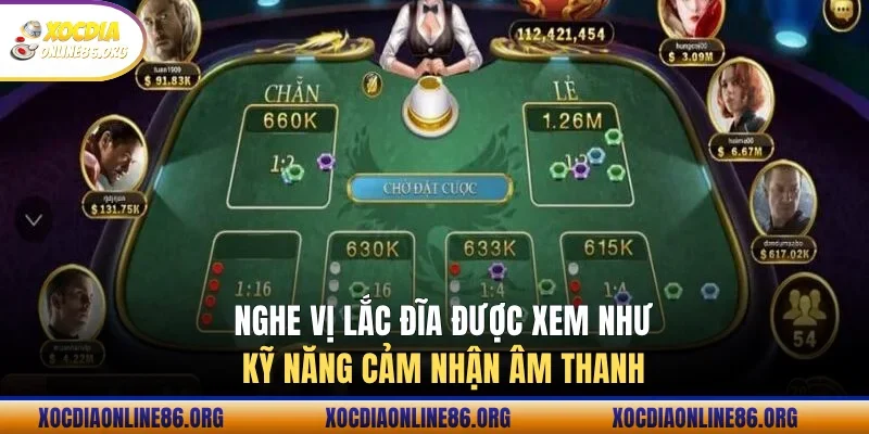 Nghe vị lắc đĩa được xem như kỹ năng cảm nhận âm thanh