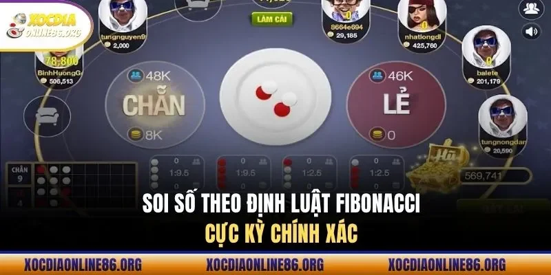 Soi số theo định luật Fibonacci cực kỳ chính xác